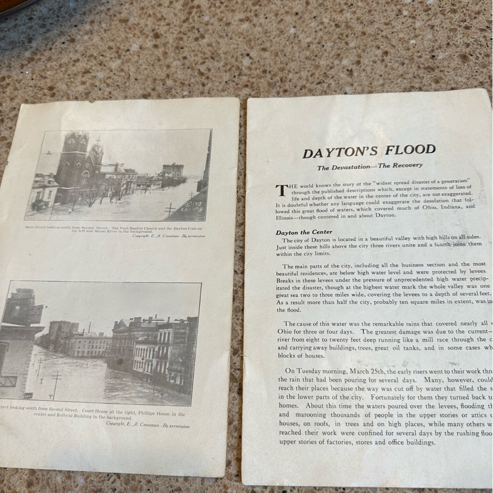 Flood supplement from Dayton Ohio flood 1913